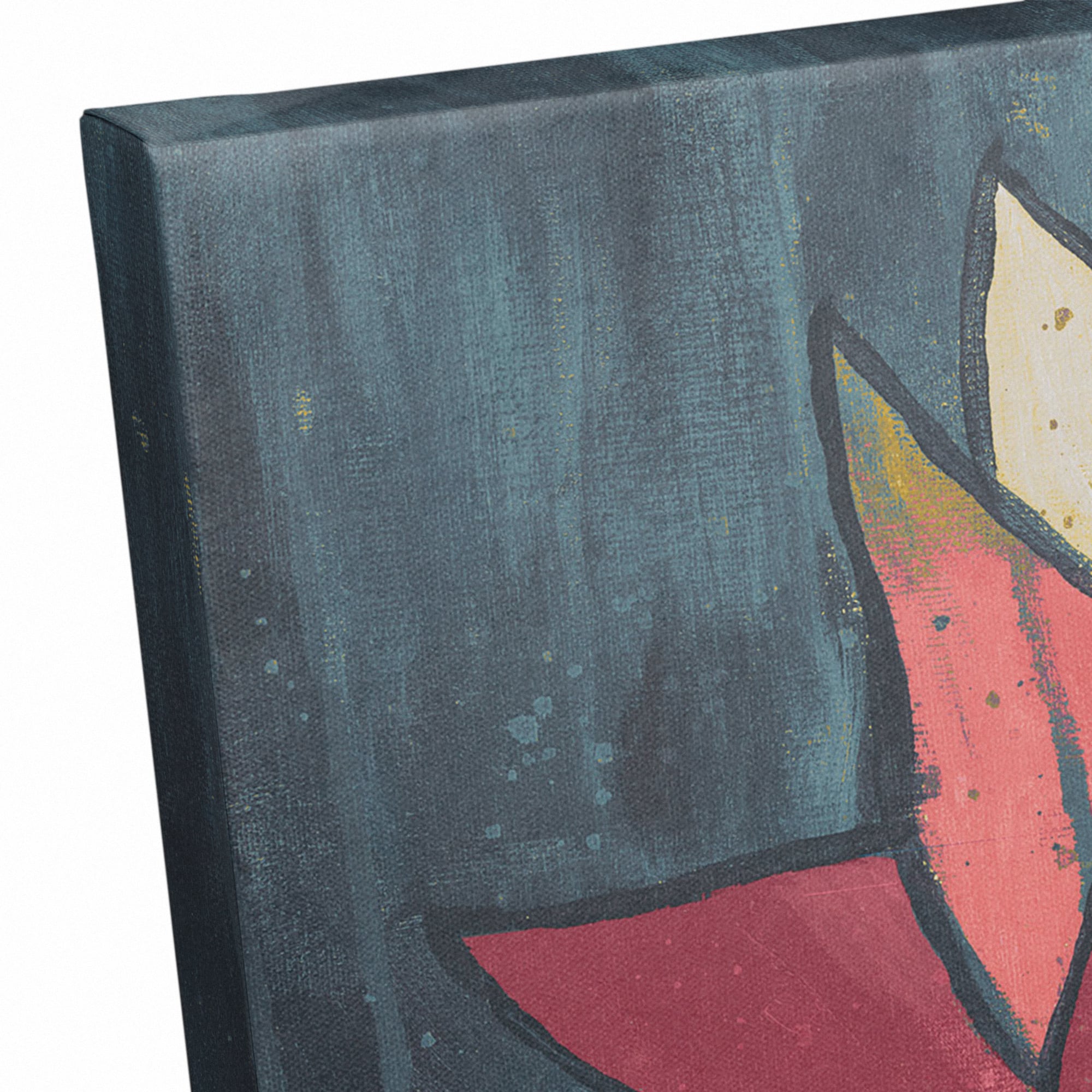 Pink Lotus 16" x 12" Canvas Wall Art